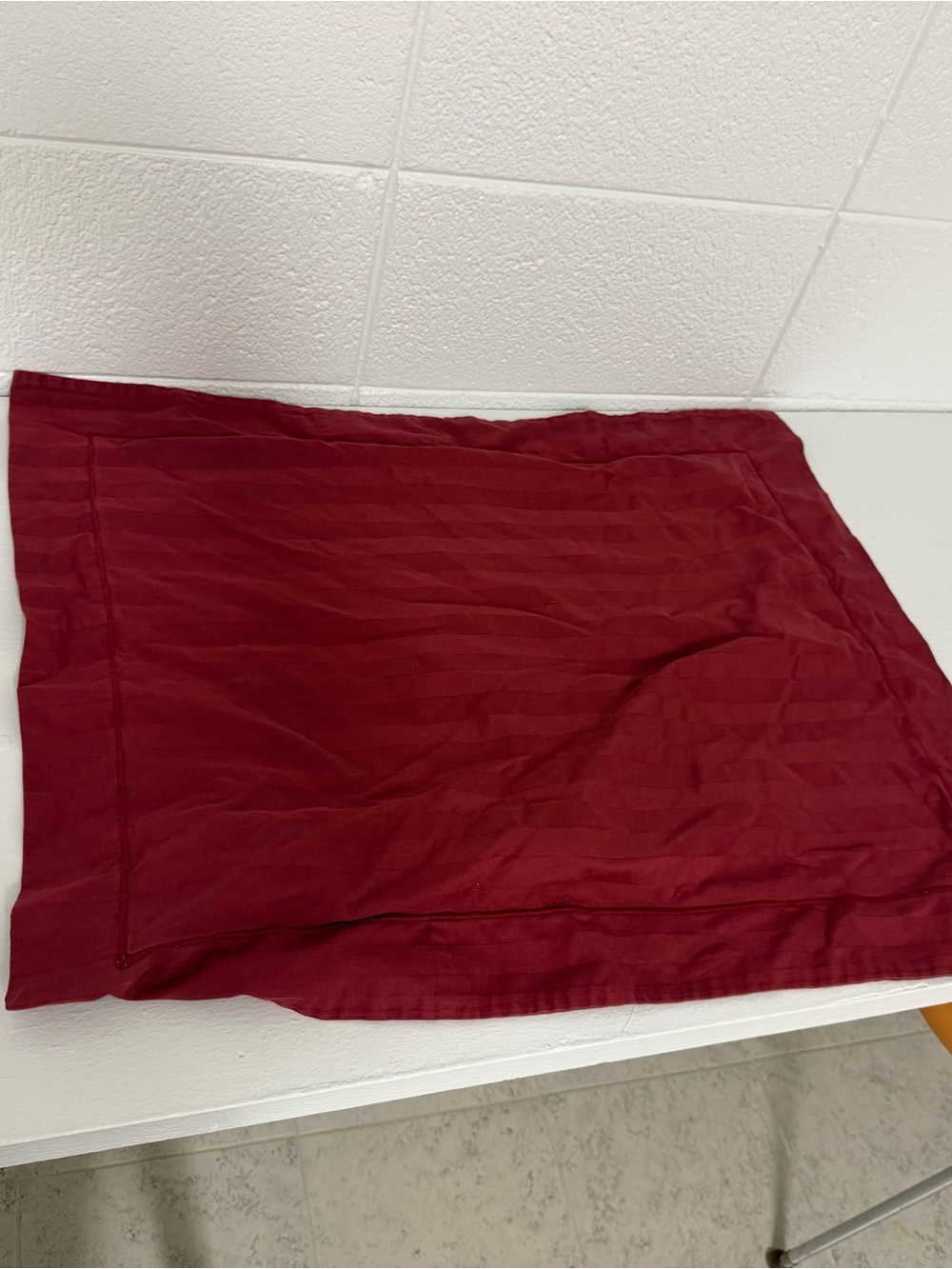 The Company Store Burgundy Standard Pillowcase